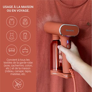 Défroisseur vapeur SteamOne Karl XL Terracotta