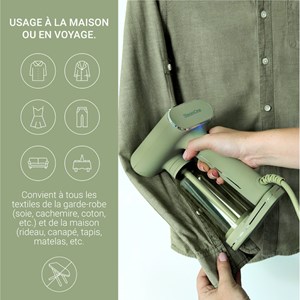 Défroisseur vapeur SteamOne Karl XL Vert d'eau