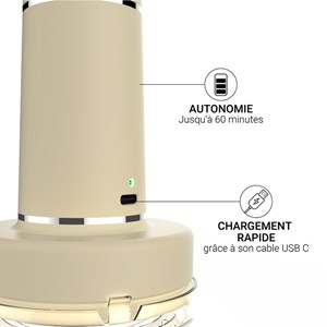 Rasoir anti-peluches SteamOne Beige