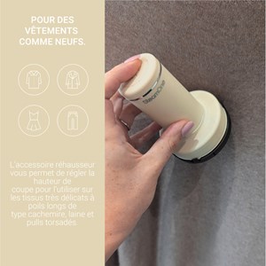 Rasoir anti-peluches SteamOne Beige