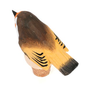 Bouchon de bouteille rouge gorge 