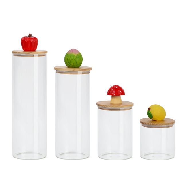 Bocal Verre Marinex 300 ml avec Couvercle Plastique