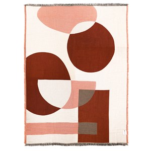 Plaid géométrique coton