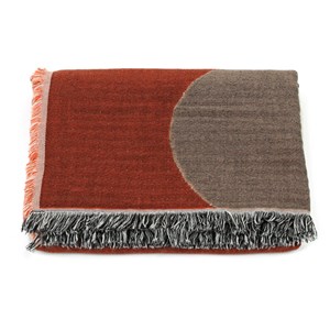 Plaid géométrique coton