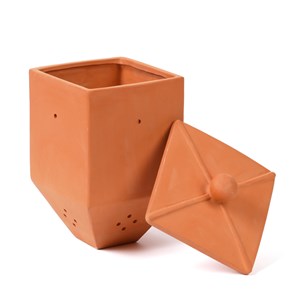 Composteur à planter en terre cuite