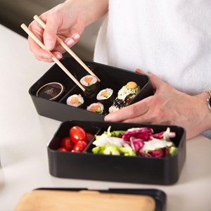 Bento Umami 2 étages noir