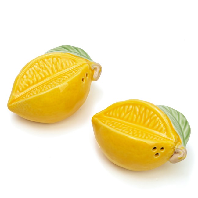 Salière et poivrière citron