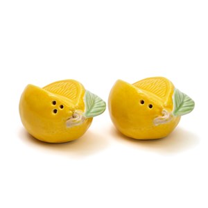 Salière et poivrière citron