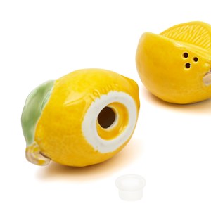 Salière et poivrière citron