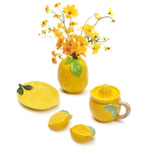 Salière et poivrière citron