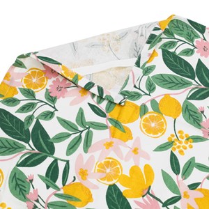 Torchon fleurs multicolores