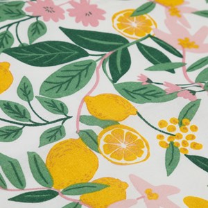 Torchon fleurs multicolores