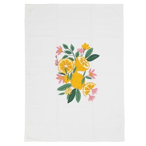 Torchon de cuisine citrons