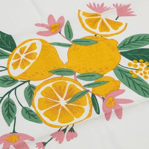 Torchon de cuisine citrons