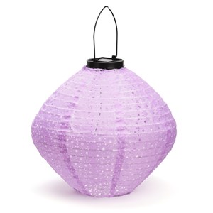 Lampion solaire violet