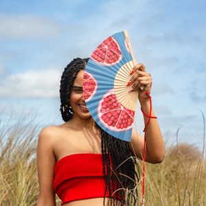 Eventail avec cordon Grenades