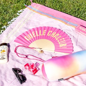 Eventail avec cordon Quelle chaleur