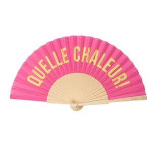 Eventail avec cordon Quelle chaleur