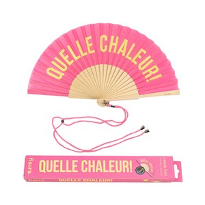 Eventail avec cordon Quelle chaleur