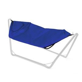 Toile hamac matelassée bleu