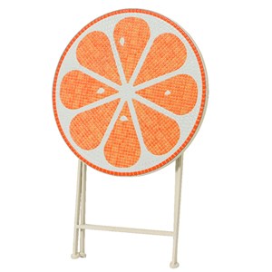 Table de jardin orange