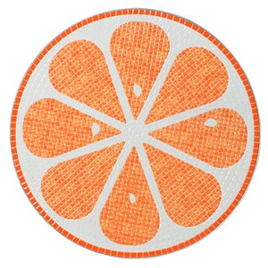 Table de jardin orange