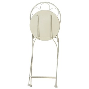 Chaise de jardin orange