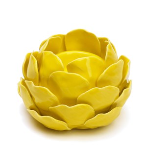 Bougeoir artichaut Jaune