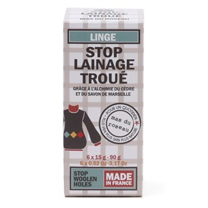 Palets de savon protection laine cèdre