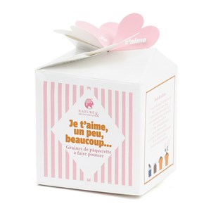 Mini pot de culture Je t'aime