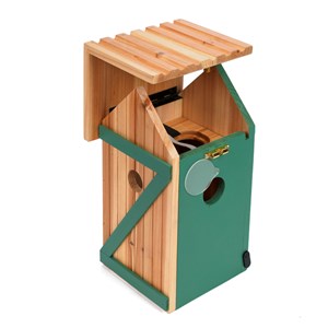 Nichoir caméra en bois