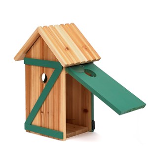 Nichoir caméra en bois