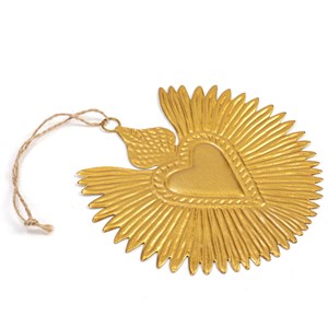 Ornement cœur à suspendre Grand modèle