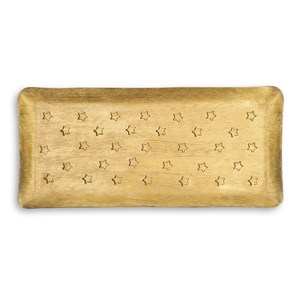 Plateau en métal étoiles