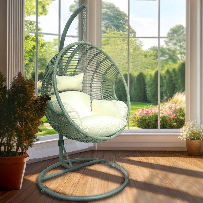 Nacelle œuf vert d'eau