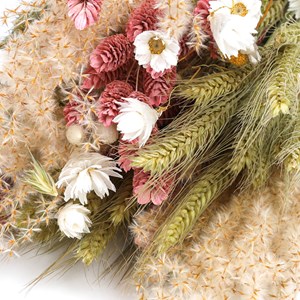 Grand bouquet fleurs séchées champêtre