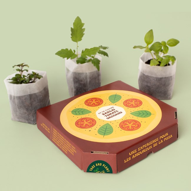 Kit pizza à faire pousser