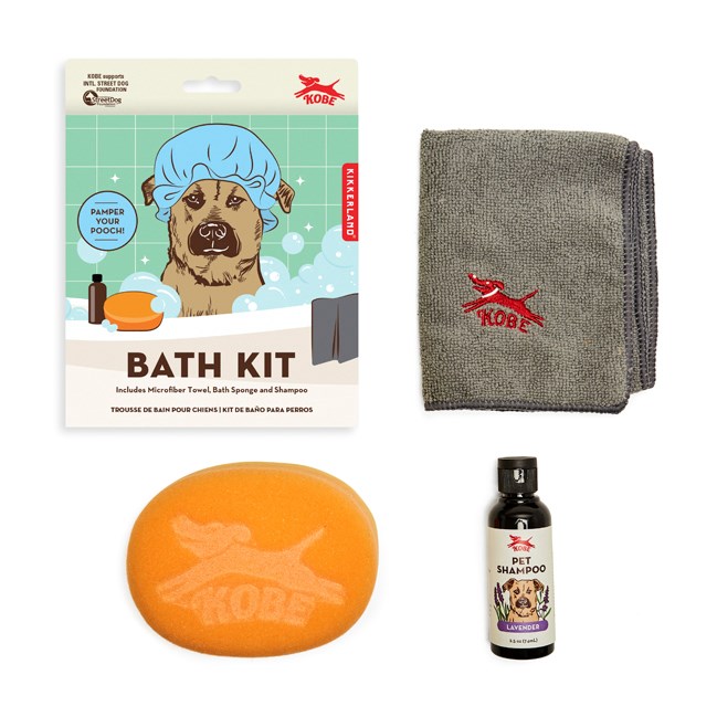 Kit de bain pour chien