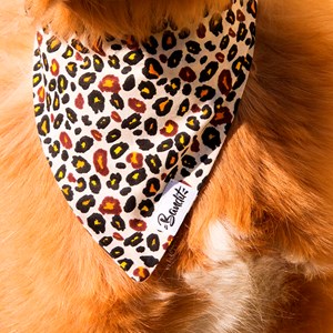 Bandana pour chien L Léopard