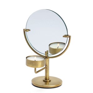 Photophore miroir rond