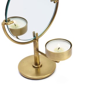 Photophore miroir rond