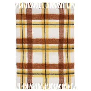 Plaid mohair