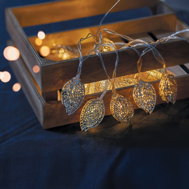 Guirlande lumineuse feuilles