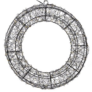 Couronne de Noël lumineuse