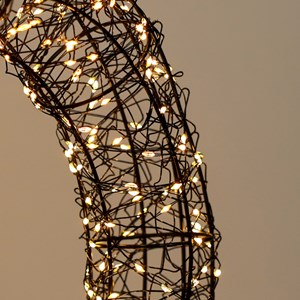 Couronne de Noël lumineuse