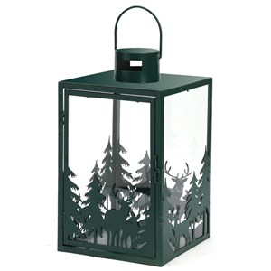 Lanterne forêt de Noël