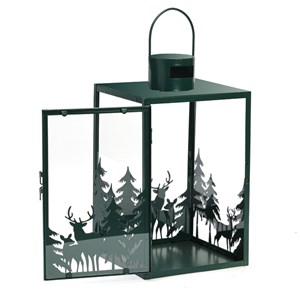 Lanterne forêt de Noël