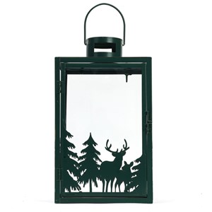 Lanterne forêt de Noël