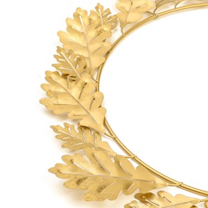 Couronne de Noël dorée