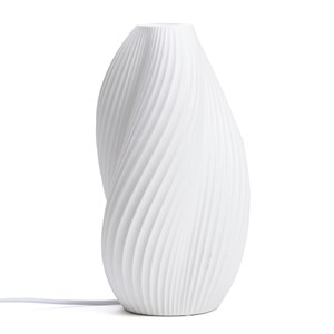 Lampe tornade en porcelaine